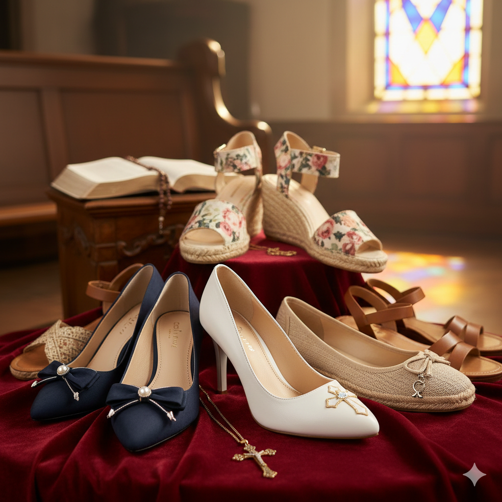 Zapatos para iglesia elegantes para mujer